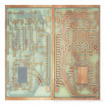 4-layered Copper-based PCB, OEM Services Provided, No Solder Mask